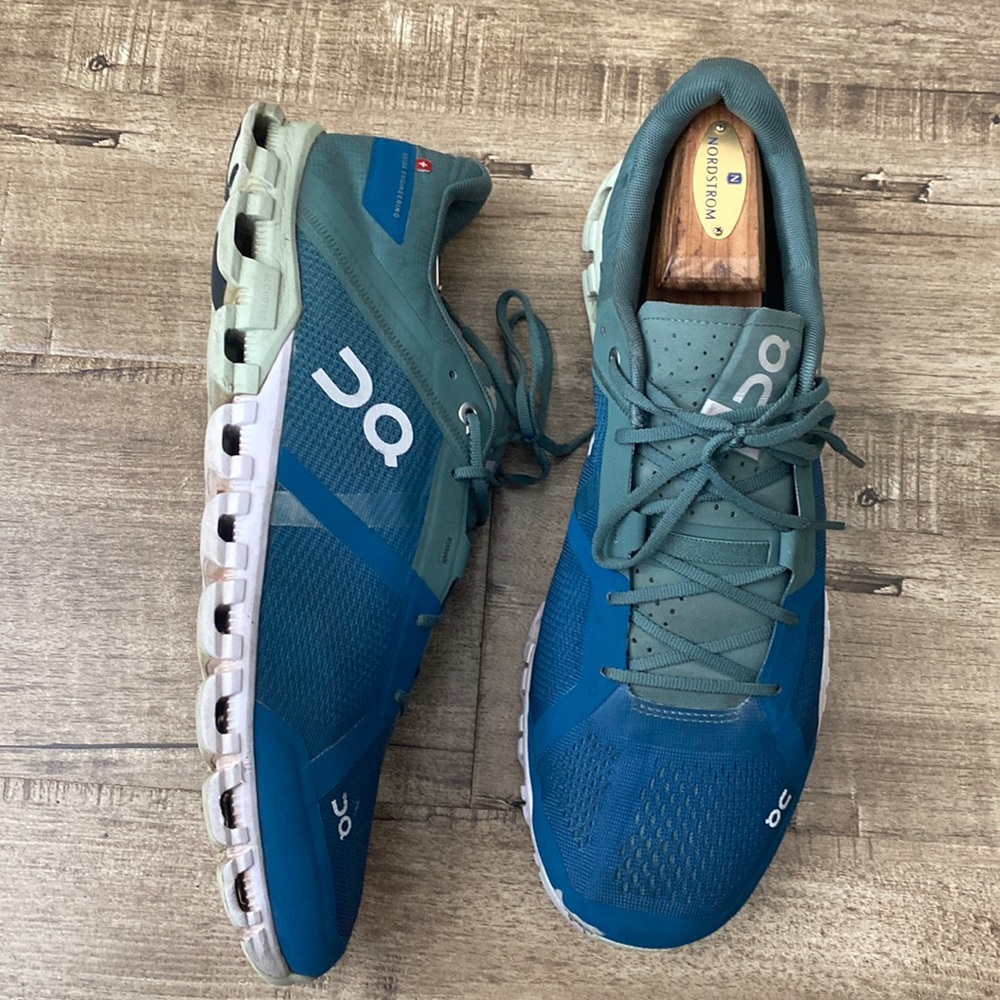 On Cloud Cloudflow Sea/Petrol Running Shoes